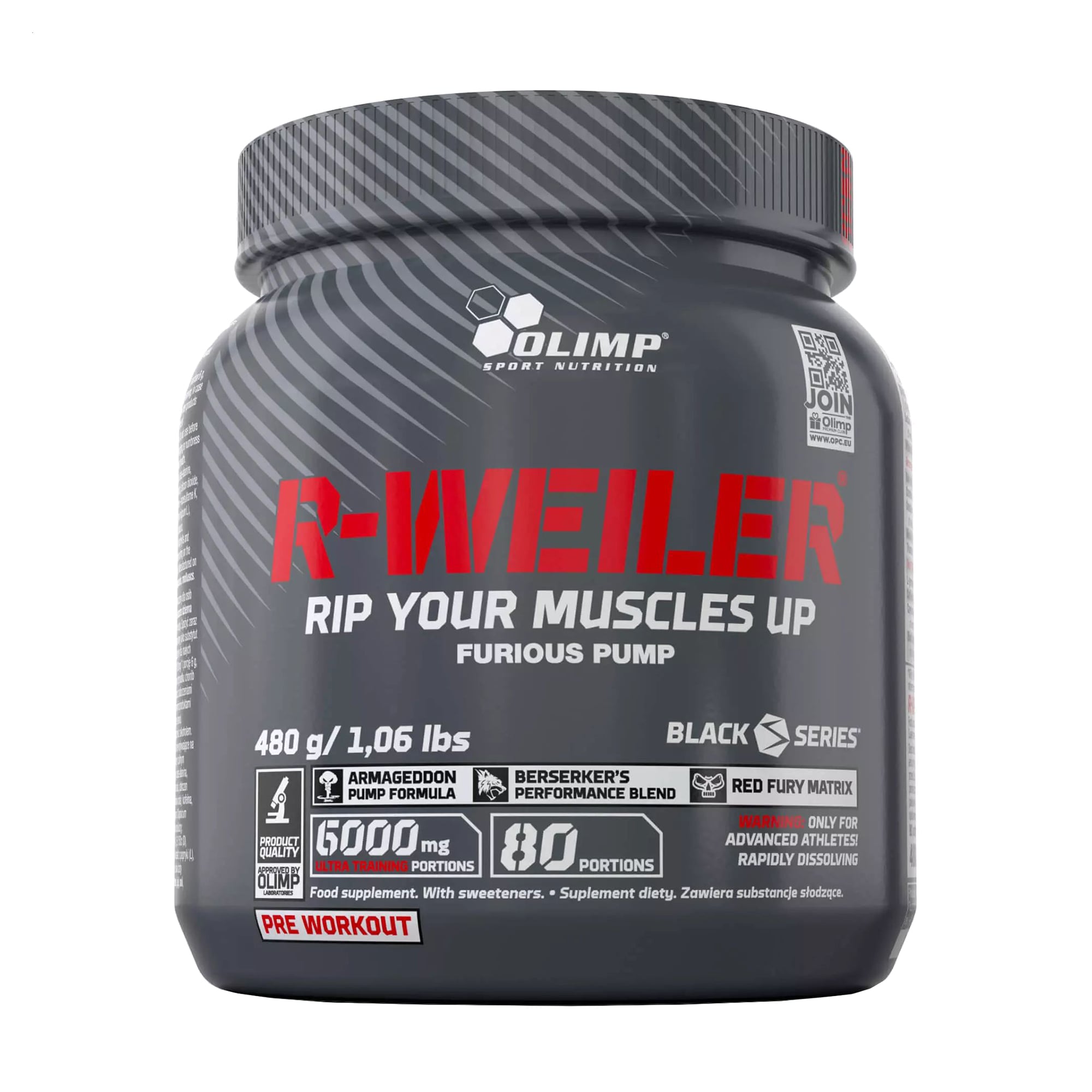 Передтренувальний комплекс Olimp Sport Nutrition R-Weiler Апельсин, в порошку, 480 г